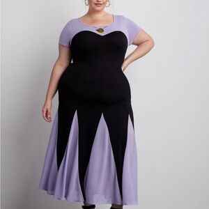 NWT New Torrid Disney Little Mermaid Villain Ursula Maxi Dress Size 5X